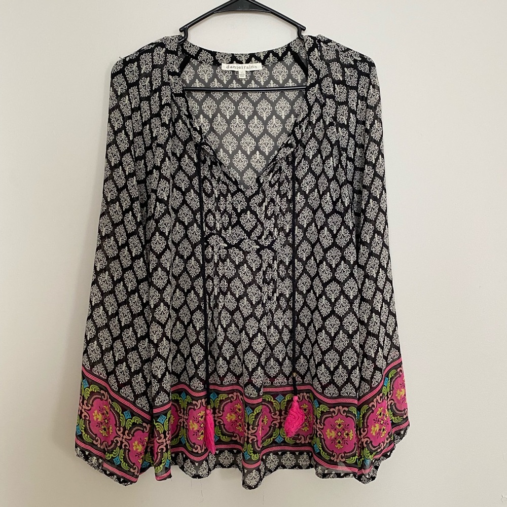 Daniel Rainn Sheer Blouse